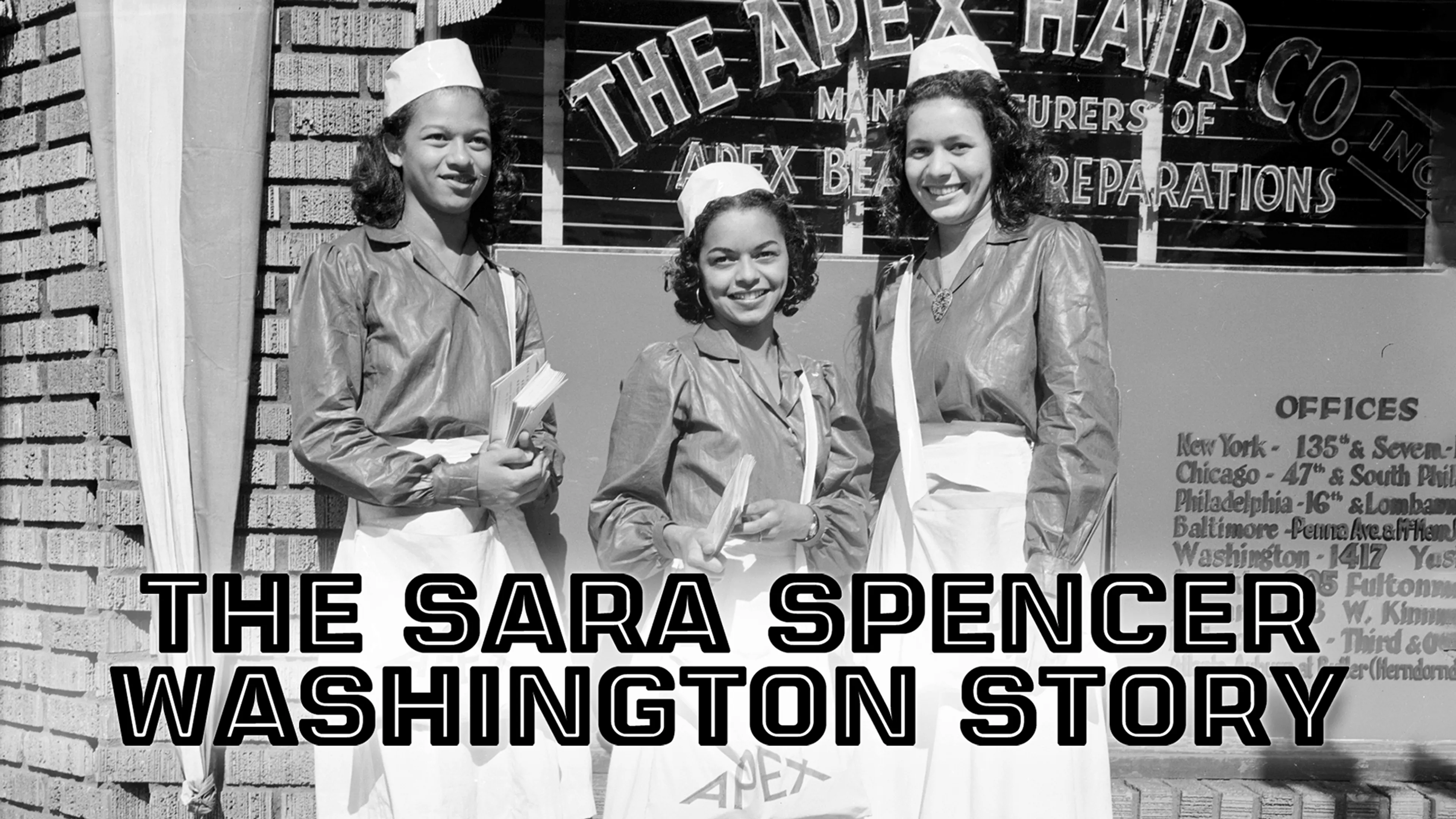 The Sara Spencer Washington Story poster